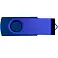 Флеш накопитель USB 2.0 Twister 8GB, пластик Софт Тач/металл, синий/синий small_img_3