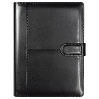 Ежедневник в суперобложке Country Business Pristine A5+, черный, недатированный, с магнитным клапаном, в твердой обложке c поролоном, в подарочной коробке