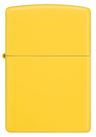 Зажигалка ZIPPO Classic с покрытием Sunflower, латунь/сталь, желтая, глянцевая, 38x13x57 мм