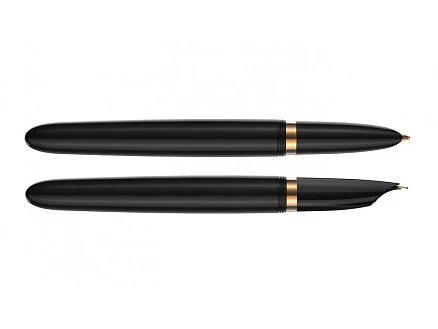 Перьевая ручка Parker 51 DELUXE BLACK GT, перо: F, цвет чернил: black, в подарочной упаковке.