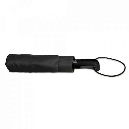 Зонт складной автоматический Forest Campanella Silver black, диаметр 110 см,  черный
