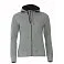 Толстовка женская Classic Hoody Full Zip, серый меланж_XS, 85% хлопок, 15% вискоза, 300 грм2 small_img_2