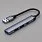 USB-хаб USB-A 3.0 + 2xUSB-A 2.0 + USB-C, серый, Deppa_СЕРЫЙ