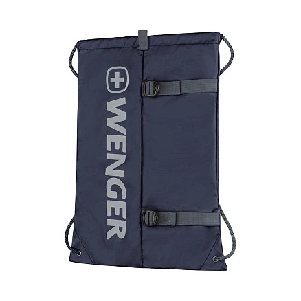Рюкзак-мешок на завязках WENGER XC Fyrst, синий, полиэстер, 35x1x48 см, 12 л