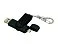 Флешка с поворотным механизмом, c дополнительным разъемом Micro USB, 16 Гб, черный small_img_2
