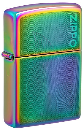 Зажигалка ZIPPO Classic с покрытием Multi Color, латунь/сталь, разно