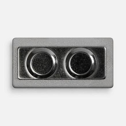 Значок Magnet Matto, серебристый