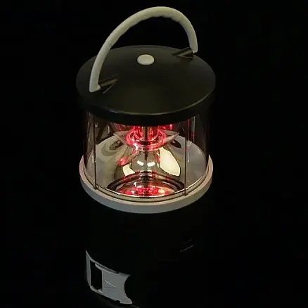Набор инструментов Tools lantern cо встроенной лампой , 15 инструментов,  черный, в пластиковом футляре