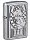 Зажигалка ZIPPO Lucky 7 с покрытием Street Chrome, латунь/сталь, серебристая, 38x13x57 мм_COLOR_49294