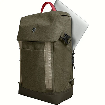 Рюкзак VICTORINOX Altmont Classic Deluxe Flapover 15,4'', зелёный, полиэфир, 29x12x42 см, 14 л