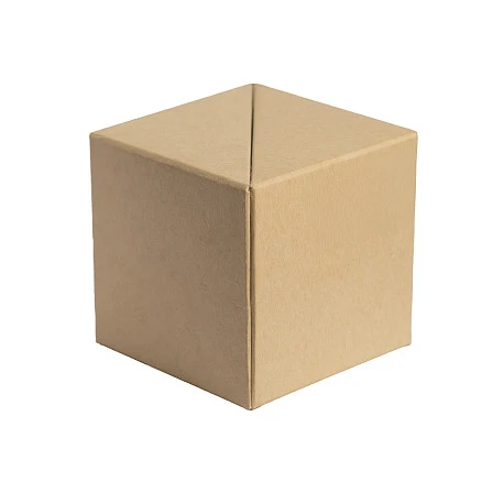 Органайзер настольный CUBE, бежевый, бумага, картон, пластик