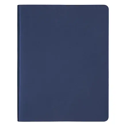Еженедельник Flexy Soft Touch Latte  A4,  темно-синий, недатированный, в гибкой обложке