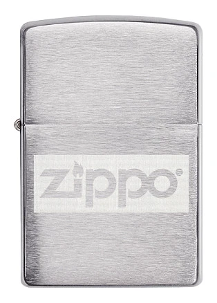 Подарочный набор ZIPPO: фляжка 89 мл и зажигалка, латунь/сталь, серебристый, в коробке с подвесом