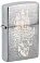Зажигалка ZIPPO Skull Castle Design с покрытием Brushed Chrome, латунь/сталь, серебристая, 38x13x57 мм small_img_1