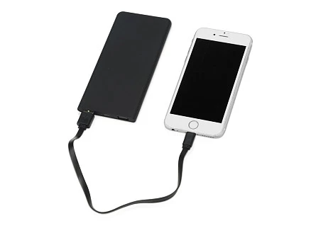 Портативное зарядное устройство с подсветкой логотипа Faros, soft-touch, 4000 mAh