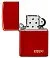 Зажигалка ZIPPO Classic с покрытием Metallic Red, латунь/сталь, красная, матовая, 38x13x57 мм small_img_4
