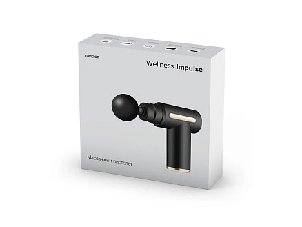 Массажер Rombica Wellness Impulse. Цвет черный (Р)