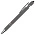 Ручка шариковая, Star Soft Touch Shiny Silver Requis, темно-серая_темно-серый