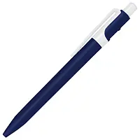 Ручка шариковая пластиковая Ravena Color темно-синяя/белая