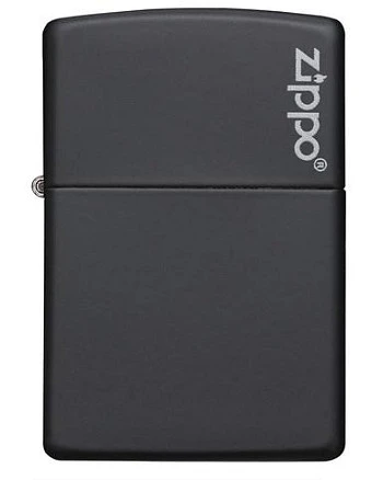 Зажигалка ZIPPO Classic с покрытием Black Matte, латунь/сталь, чёрная, матовая, 38x13x57 мм