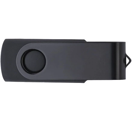 Набор подарочный Solution Superior Duo (флешка USB 2.0 Twister 16GB, пластик Софт Тач/металл, черный/черный, футляр для кредитных карт Leather Land)