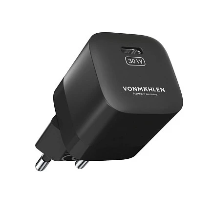 Зарядное устройство Vonmahlen Allroundo GaN, черное