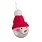 Шар новогодний SNOWMAN_ЯРКО-КРАСНЫЙ