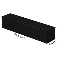 Коробка подарочная Solution, черная, размер 34,5*8*7,5 см