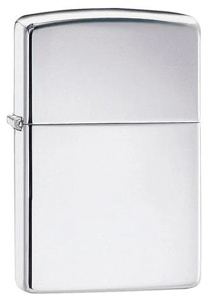 Зажигалка ZIPPO Armor™ c покрытием High Polish Chrome, латунь/сталь, серебристая, 38x13x57 мм