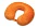Подушка Basic из микрофибры с эффектом памяти U-shape, оранжевый NEW_оранжевый