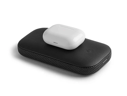 Внешний аккумулятор с беспроводной колонкой Powersound, черный