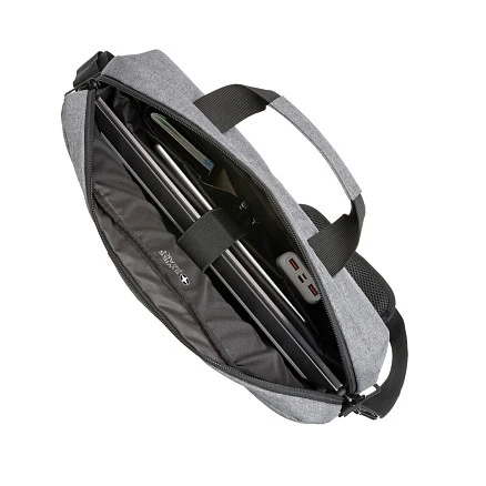 Сумка для ноутбука Swiss Peak с RFID-защитой из rPET AWARE™, 15,6’’