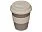 Стакан с силиконовой крышкой Cafe, beige_СЕРО-КОРИЧНЕВЫЙ/БЕЖЕВЫЙ