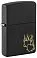Зажигалка ZIPPO Fire Heart с покрытием Black Matte, латунь/сталь, черная, матовая, 38x13x57 мм small_img_1