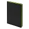 Ежедневник Flexy Latte Soft Touch Black Edition Color А5, черный/салатовый, недатированный, в гибкой обложке small_img_3