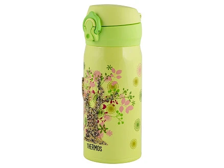 Термос из нерж. стали тм THERMOS JNL-350-SWTREE, зеленый