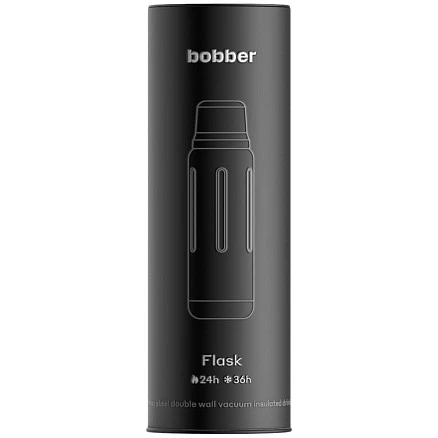 Термос Flask 470, вакуумный, стальной зеркальный