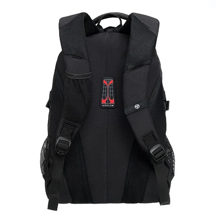 Рюкзак TORBER ROCKIT, чёрный, полиэстер, 33х15х45 см, 22 л