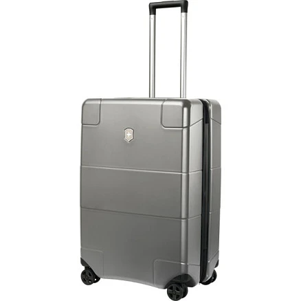 Чемодан VICTORINOX Lexicon, серый, 100% поликарбонат, 45x28x68 см, 73 л