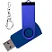 Флеш накопитель USB 2.0 Twister 8GB, пластик Софт Тач/металл, синий/синий small_img_1