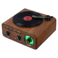 Ретро радио в стиле радиолы, Heritage Nostalgia, диапазон частот  AM FM SW, с USB порт,  Bluetooth, цвет коричневый