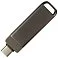 Флеш накопитель  USB 2.0 + TYPE C, FinTech, металл, темно-серый матовый, 16 GB small_img_3