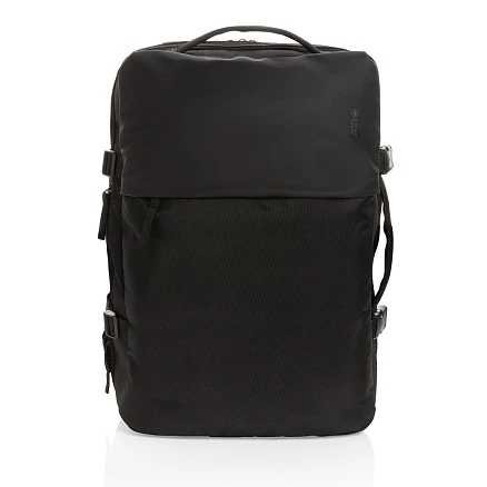 Рюкзак для путешествий Swiss Peak из rPET AWARE™ с регулируемым объемом, 15.6
