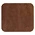 Шеврон Rectangle Smooth Leather размер 40*35 мм, коричневый, со скругленными углами_коричневый