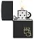 Зажигалка ZIPPO Fire Heart с покрытием Black Matte, латунь/сталь, черная, матовая, 38x13x57 мм small_img_3