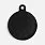 Подвеска Round, 3D-печать, черная_3D-ПЕЧАТЬ