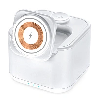 Беспроводная колонка 5W с беспроводным зарядным 15W Powerbox ,белый