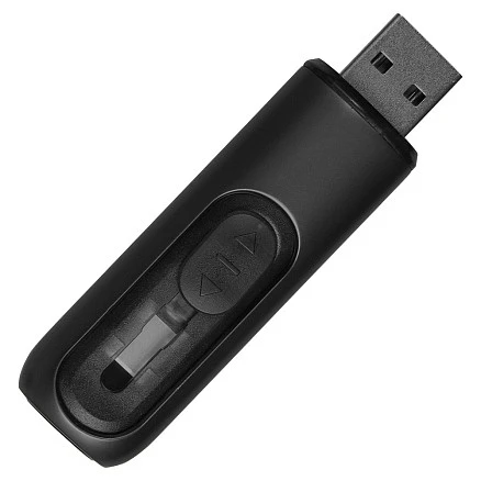 Флеш накопитель USB 2.0 + TYPE C , Seattle   металл, черный матовый, 16 GB