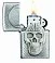 Зажигалка ZIPPO Skull Design с покрытием Brushed Chrome, латунь/сталь, серебристая, 38x13x57 мм small_img_3