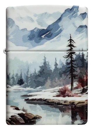 Зажигалка ZIPPO Frozen Valley с покрытием 540 Matte, латунь/сталь, разно